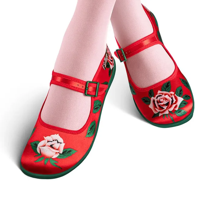 Chocolaticas® Blossom Shine Women’s Mary Jane Flat