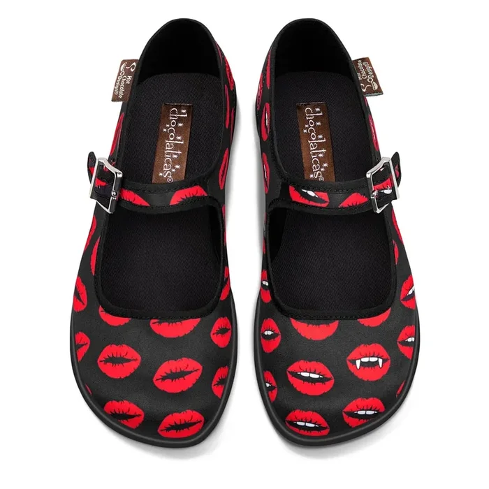 Chocolaticas® Kiss Me Women’s Mary Jane Flat