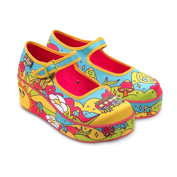 Chocolaticas® Love On The Road Women’s Mary Jane Platform