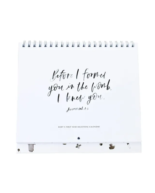Christian Baby Milestone Calendar