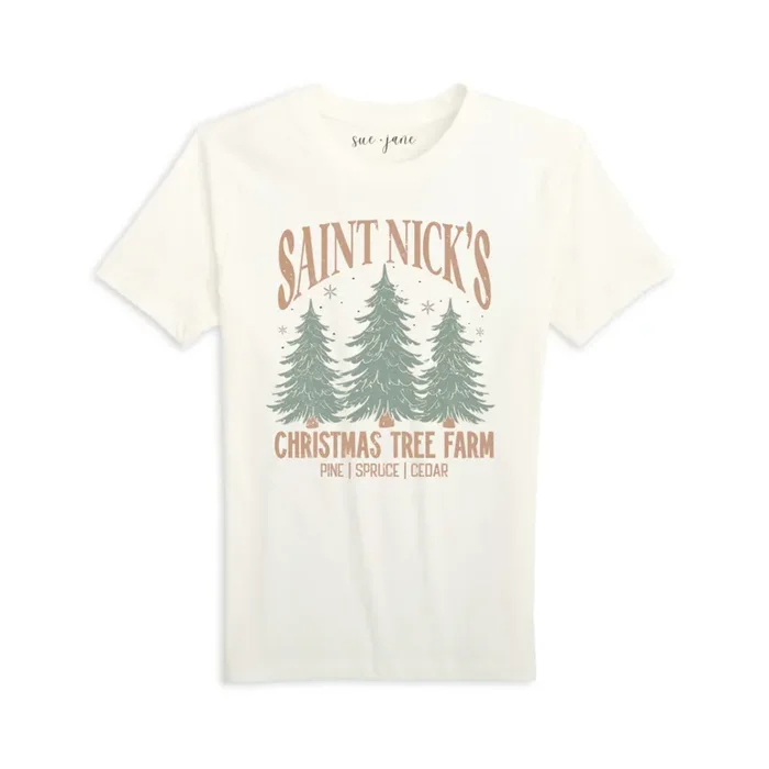 Christmas Tree Farm Organic Cotton Tee