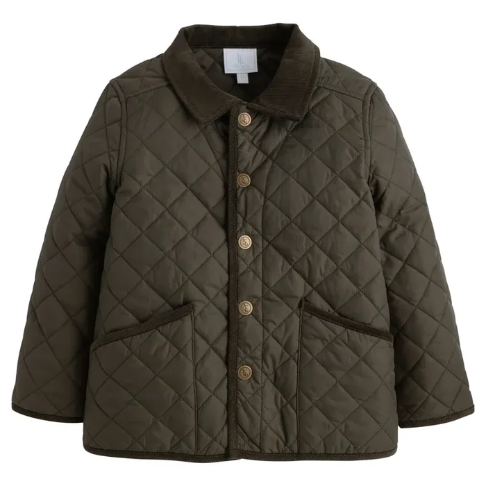 Classic Quilted Jacket – Olive
