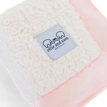 Classic Satin Border Lovey – Pink