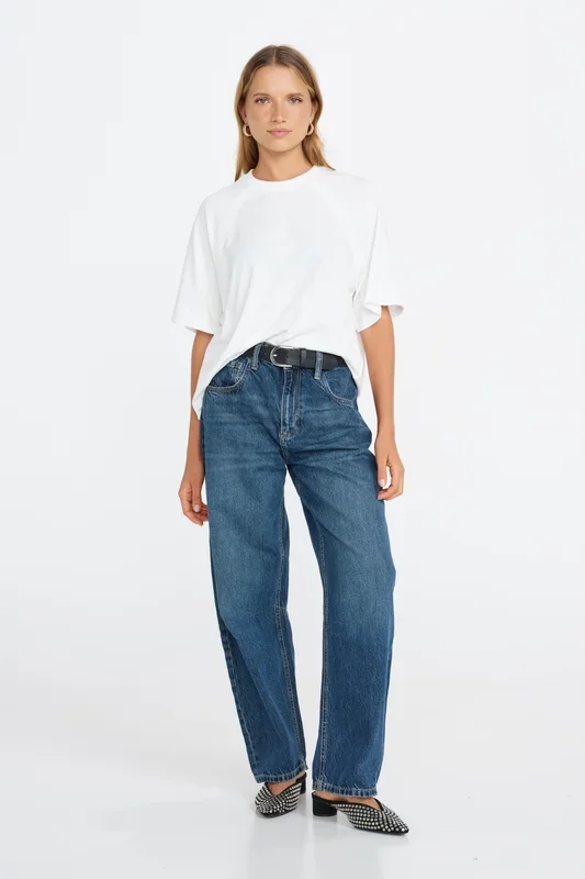 Classique Box-Cut Tee – White