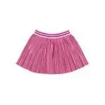 COATED PLEATED FABRIC SKIRT