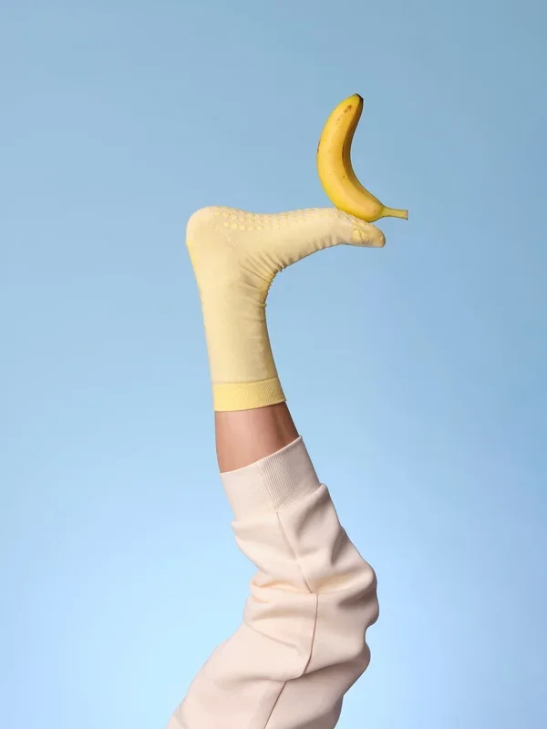Colour Pop Hospital Socks Yellow