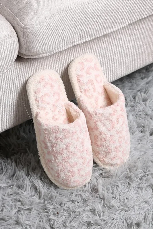 Comfy Luxe Leopard Slippers