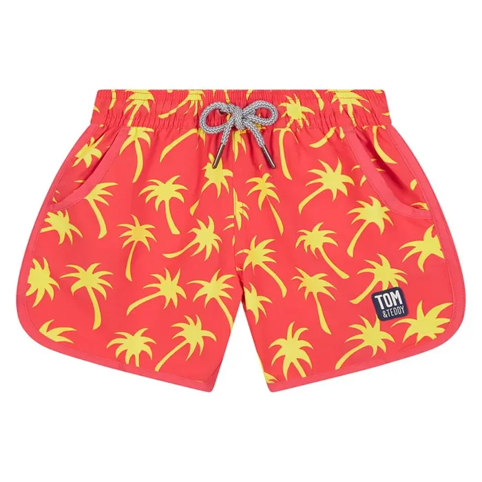 Coral & Lime Palms