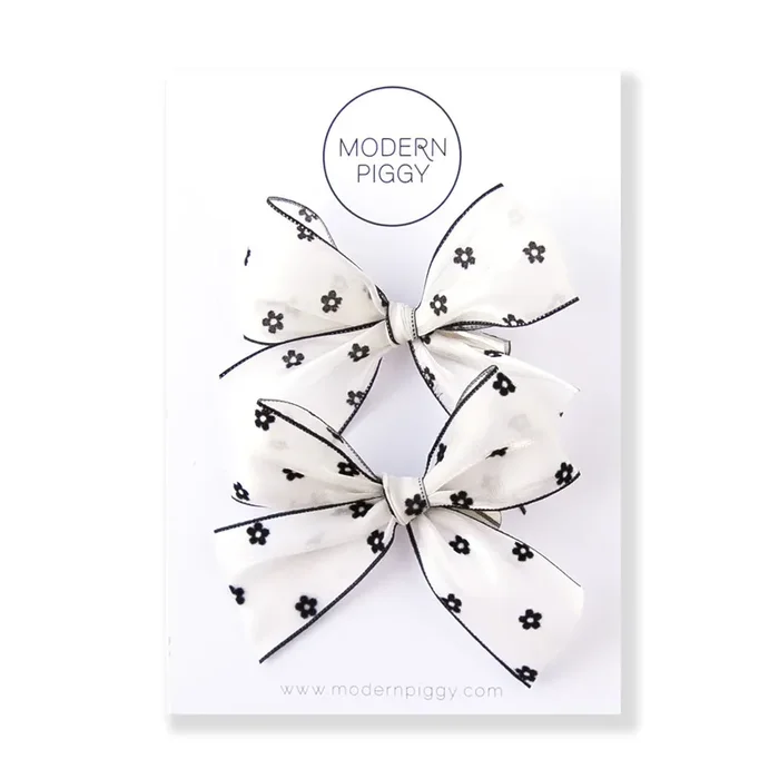 Coraline | Pigtail Set – Ribbon Bow