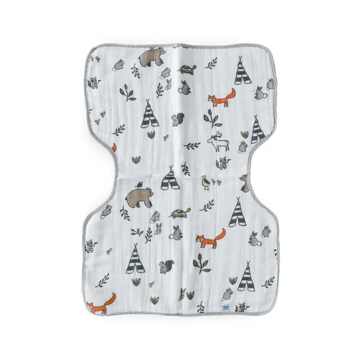 Cotton Muslin Burp Cloth – Forest Friends