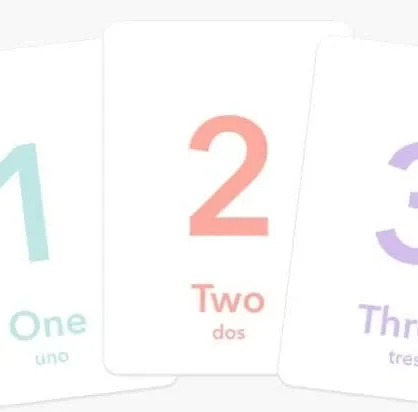 Counting Flashcards, Numbers 1 To 20