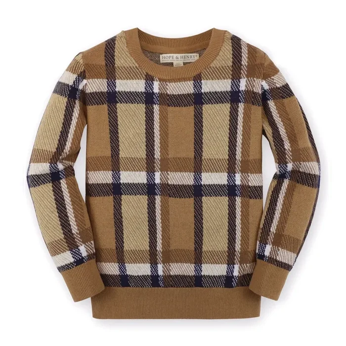 Crew Neck Organic Pullover Sweater – Baby