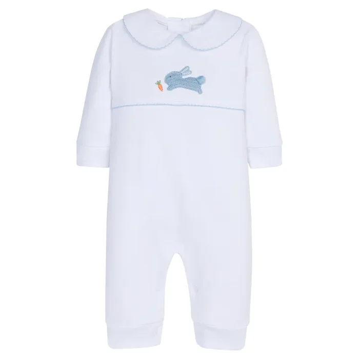 Crochet Playsuit – Blue Bunny