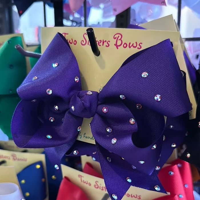 Crystal Bow purple + clear
