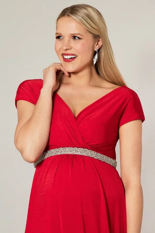Crystal sash red