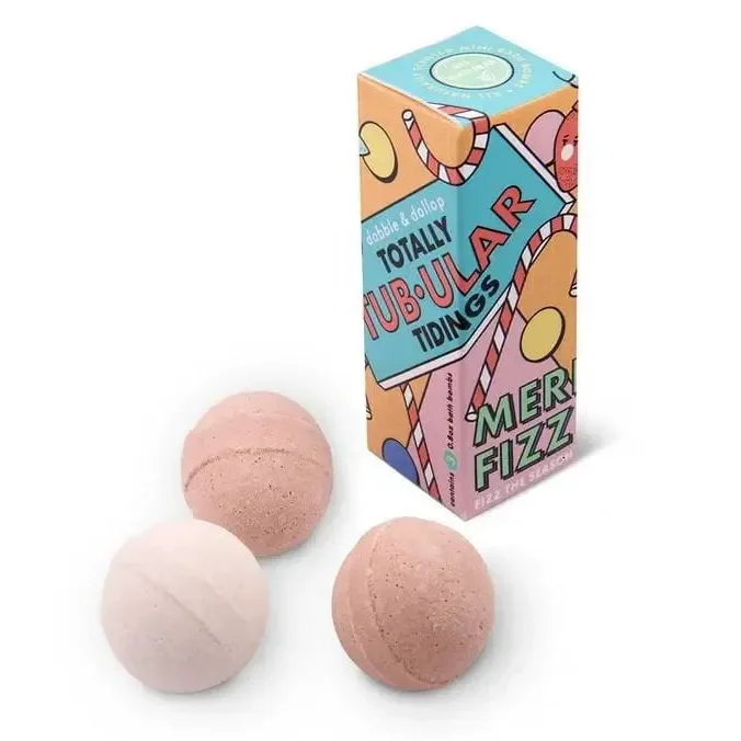 Dabble & Dollop Totally Tub-Ular Bath Bomb Stocking Stuffer