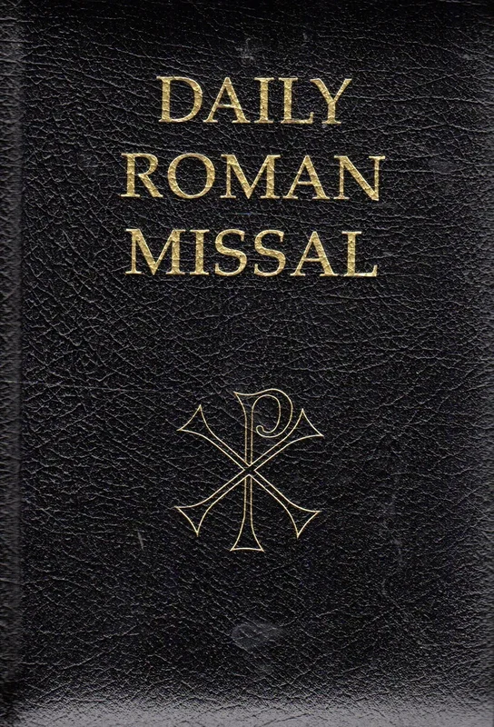 Daily Roman Missal Standard Print with Devotions and Prayers Black