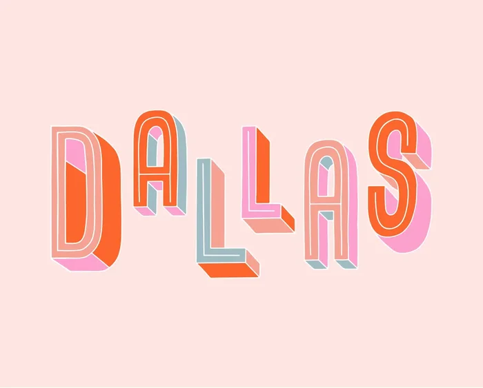 Dallas Poster – 8 X 10