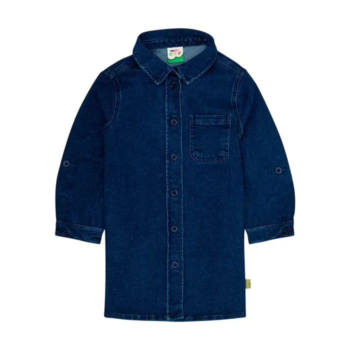 Denim Girl Shirt Dress