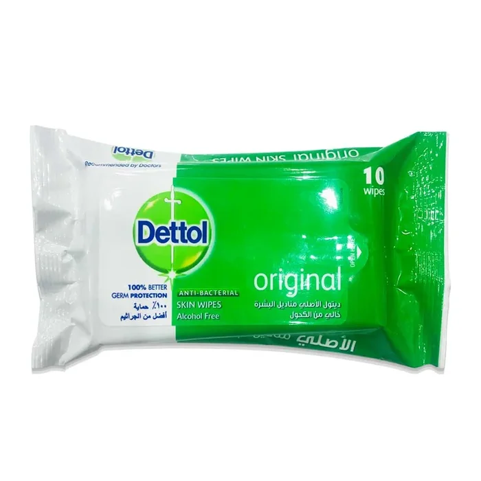 Dettol Skin Wipes Orginal 10 Pieces