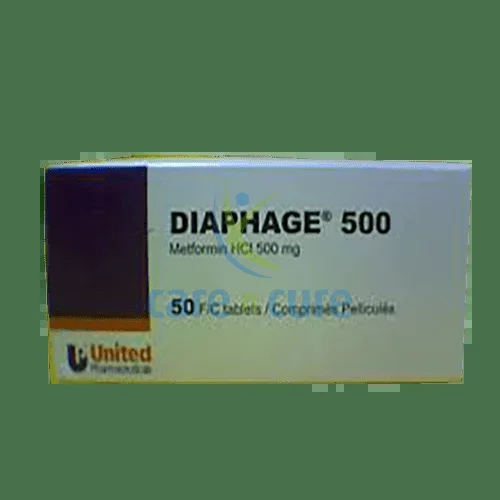 Diaphage 500mg Tablets 50 Pieces