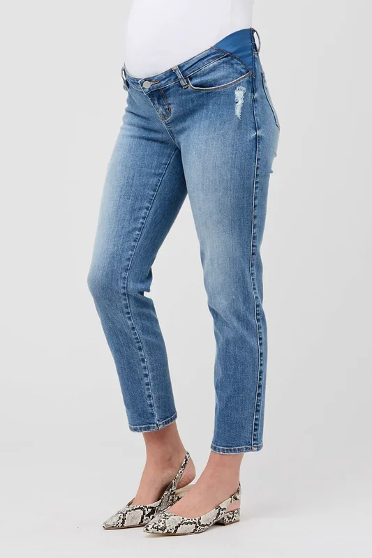 Distressed Umstandsjeans denim