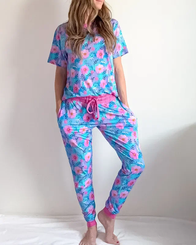 Dreamy Cosmos | Women’s Bamboo Jogger Pajama Pants