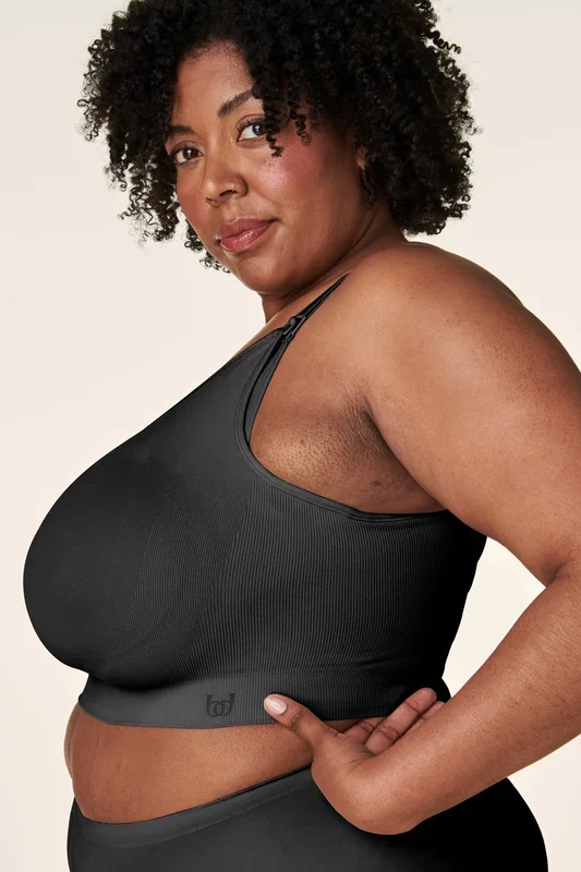 Eco Extra Full Cup Body Silk Seamless Schwangerschafts- und Still BH schwarz