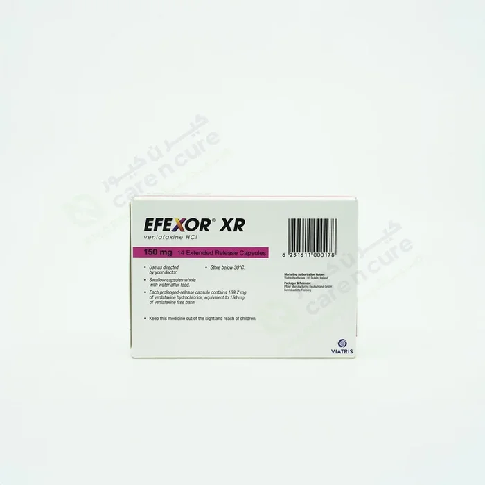 Efexor Xr 150mg Capsules 14 Pieces (Original Prescription Is Mandatory Upon Delivery)