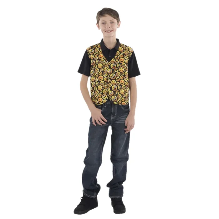 Emoji Printed Vest – Kids