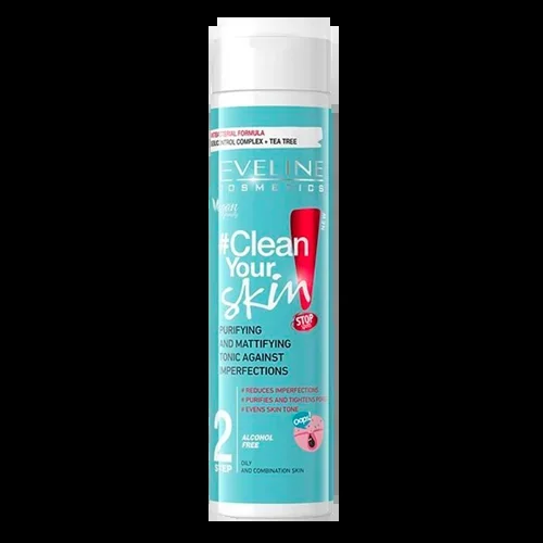 Eveline Clean Your Skin Purifying & Mattifying Tonic 225ml