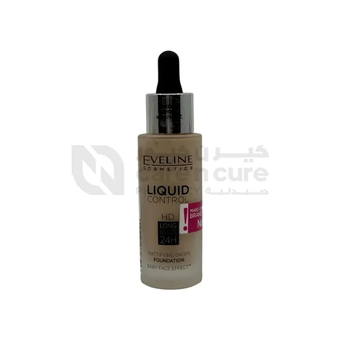 Eveline Liquid Control Foundation With Dropper 005 Ivory 32 ml
