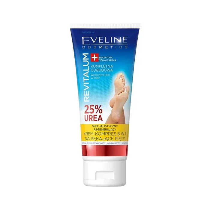 Eveline Revitalum Regenerating Foot Cream For Cracked Heels Urea 25%, 75 ml