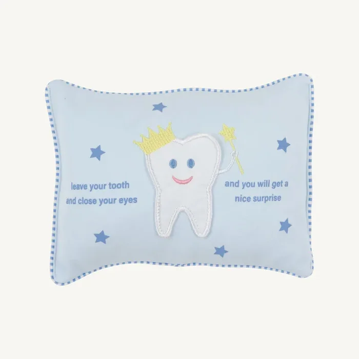 Fairy Exchange Pillow, blue