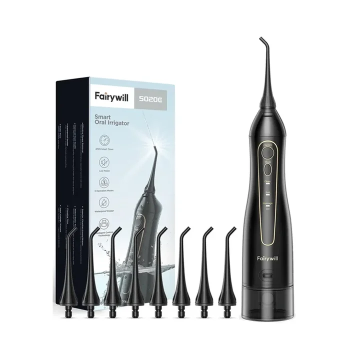 Fairywill Water Flosser Oral Irrigator – Black