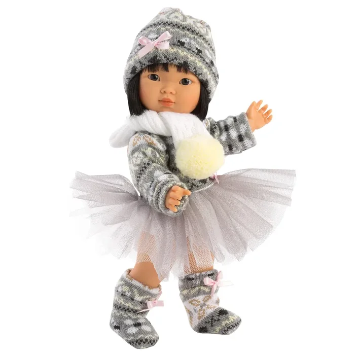 Fashion Doll with Winter Tutu | 11′ | Aja