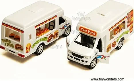 Fast Food Truck (5 “, White)