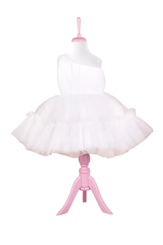 Felicity White Party Dress