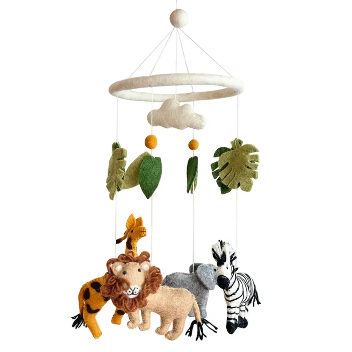 Felt Baby Mobile – Safari Jungle