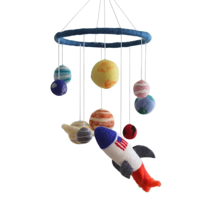 Felt Baby Mobile – Solar System