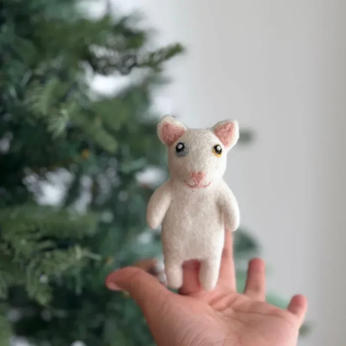 Felt Finger Puppet: “Titi ” The Van Cat