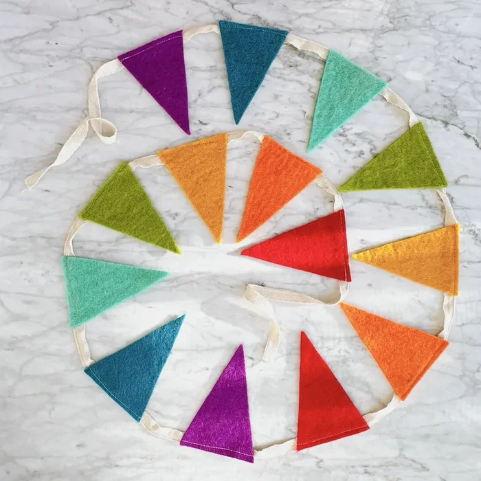 Felt Garland – Flag Party Banner