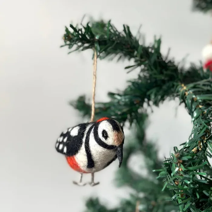 Felt Ornament – Woodpecker