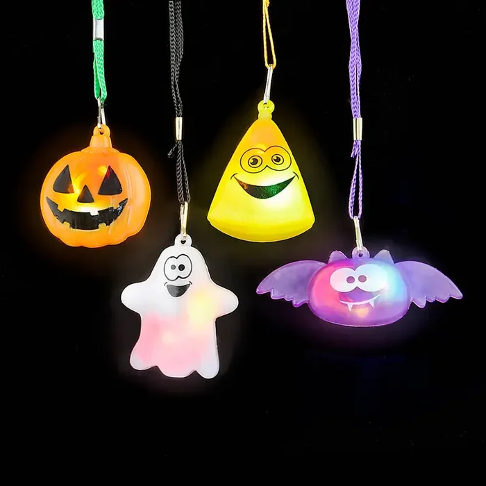 FLASHING HALLOWEEN NECKLACE ASSORTMENT
