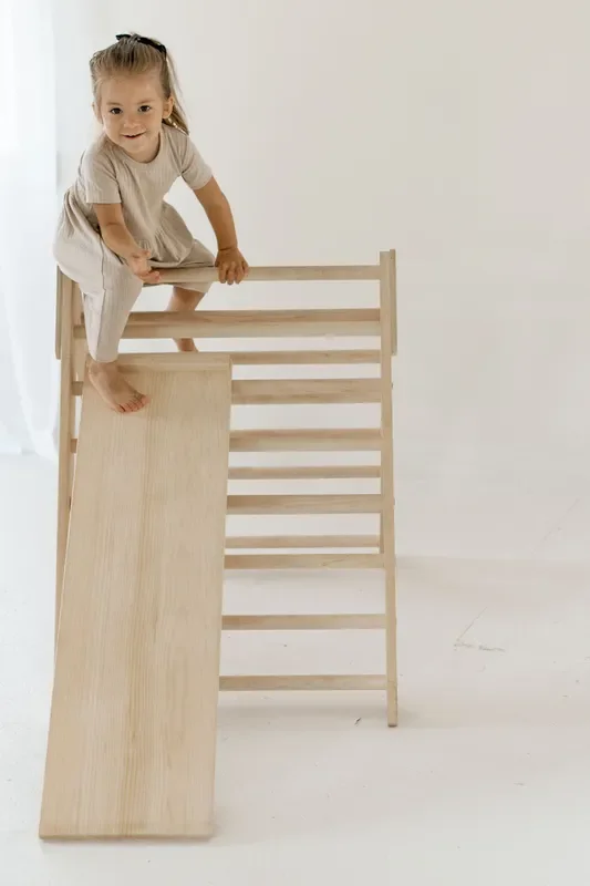 Flawed/discounted Large Wooden Climbing Triangle