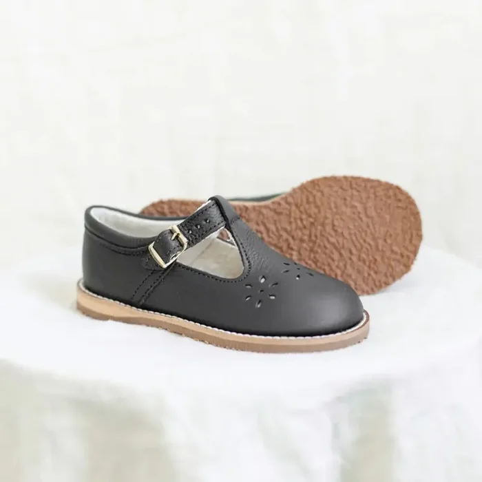 Flora T-strap – Black