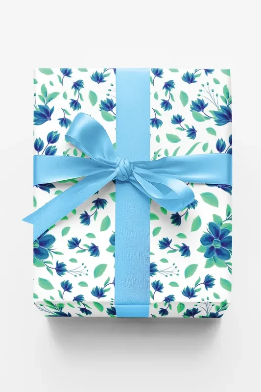 Floral Blue Pop