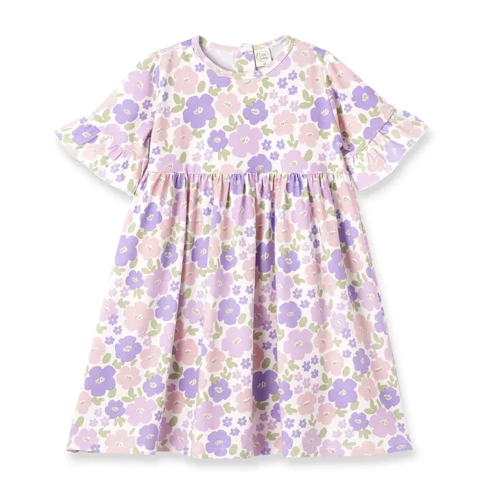 Flower Frolic Girl’s Bamboo Dress