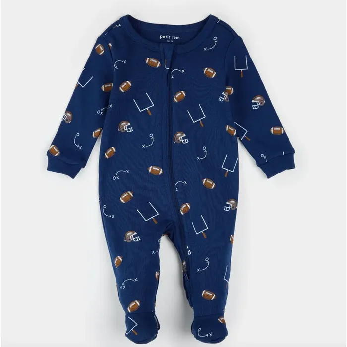 FOOTBALL PLAY SLEEPER-BLUE