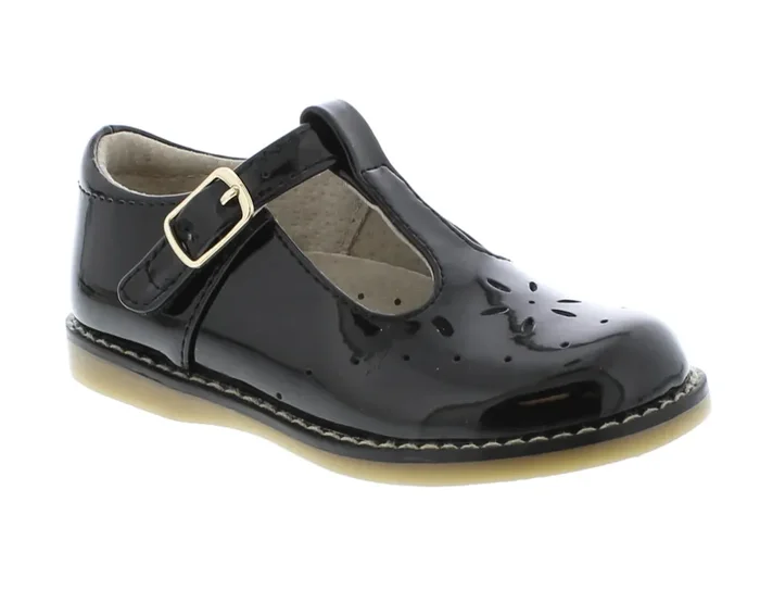 Footmates | Sherry Shoe | Black Patent
